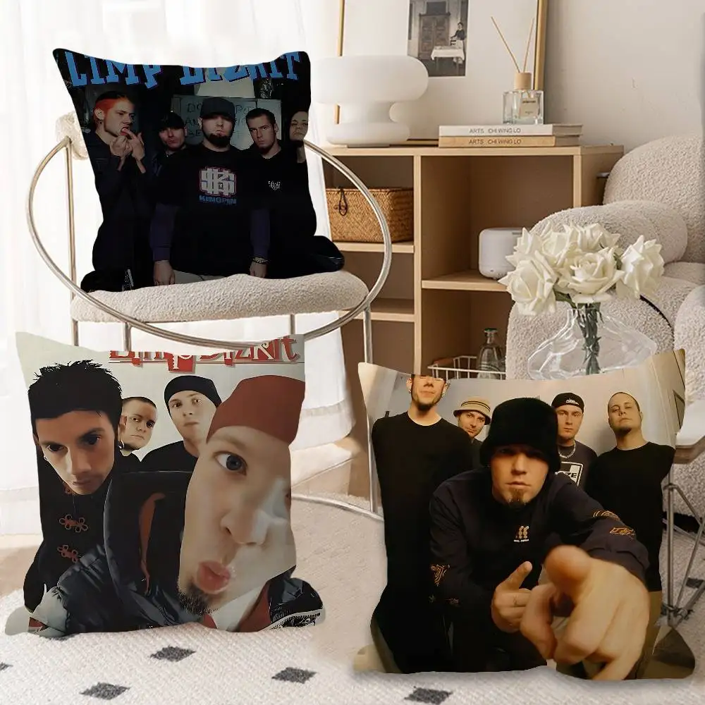 L-Limp B-Bizkit Metal Band Pillow Gift Home Office Decoration Bedroom Sofa Car Cushion Cover Case 45x45