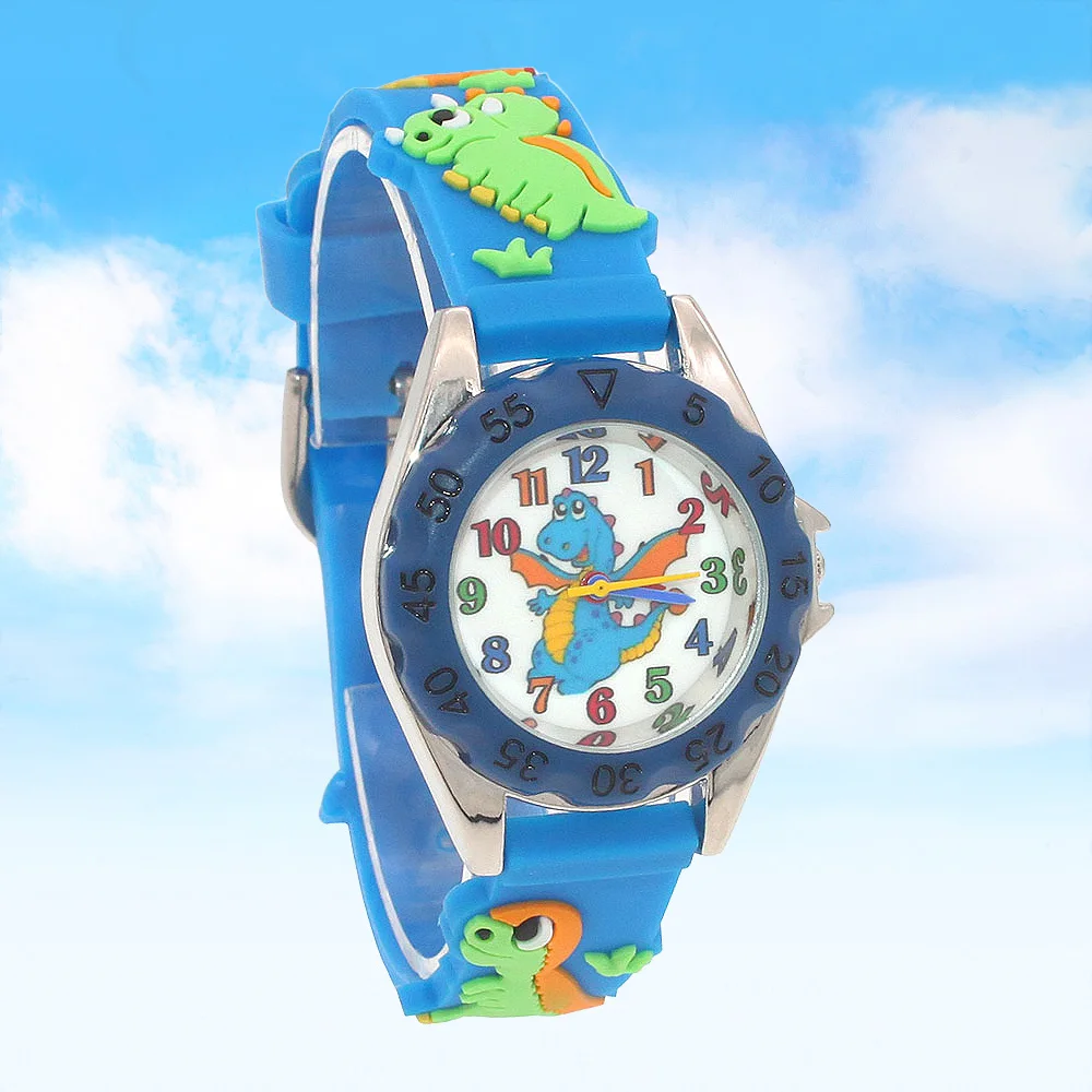 Silicone Quartz Wristwatch for Kids Boys & Girls Students Sport Party Gift Children's Watch