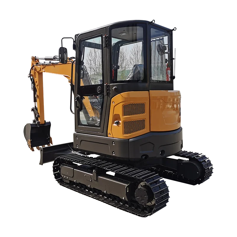 

Customized 4-ton small excavator, agricultural track type engineering trencher, track type small excavator