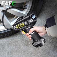 Wireless Handheld Car Inflatable Pump 120W Portable Car Air Compressor Electric Automobiles Tire Inflator with LED Light for Car