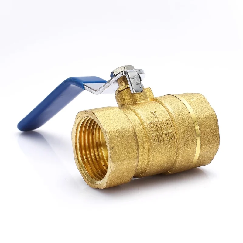 Válvula de bola de latón roscada, interruptor de tubería de agua de 12'', 1'', 2'', válvula gruesa de gran flujo, Control de flujo de aire, agua, aceite, accesorio de plomería