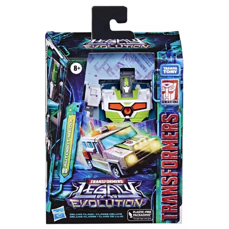 Figura Hasbro Transformers Action, Legacy Evolution Autobot Medix, Novo em estoque