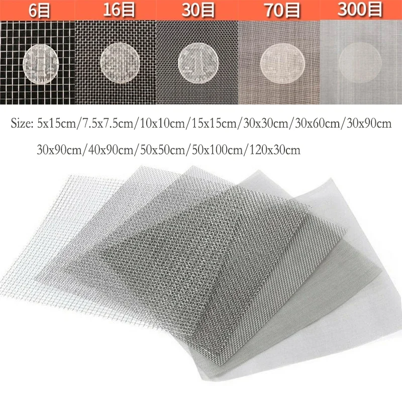 1 Stück 4/8/20/30/60/100/120/200/300/400/500 Mesh Optionaler Edelstahl-Mikrofilter Untere Filterplatte Lebensmittelfilter – Detail 3