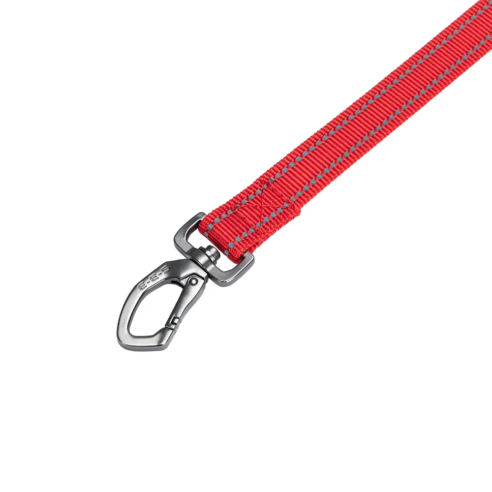 لينة الكلب الحيوانات الأليفة المقود تسخير عاكس النايلون قابل للتعديل المقود القط المشي التدريب المقاود 0.6 بوصة 6 اللون