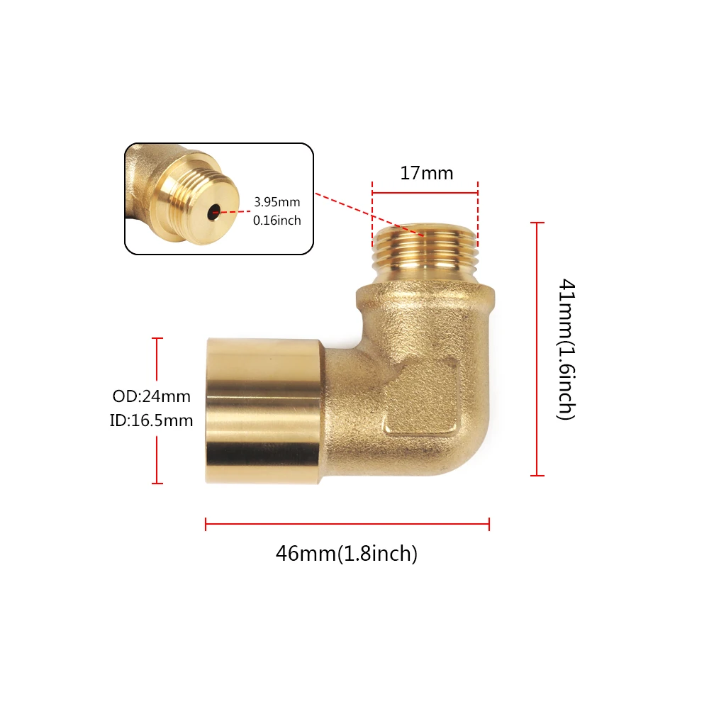 90 Degree M18x1.5 O2 Lambda Sensor Oxygen Sensor Extender Spacer For Decat Hydrogen Brass Engine Parts