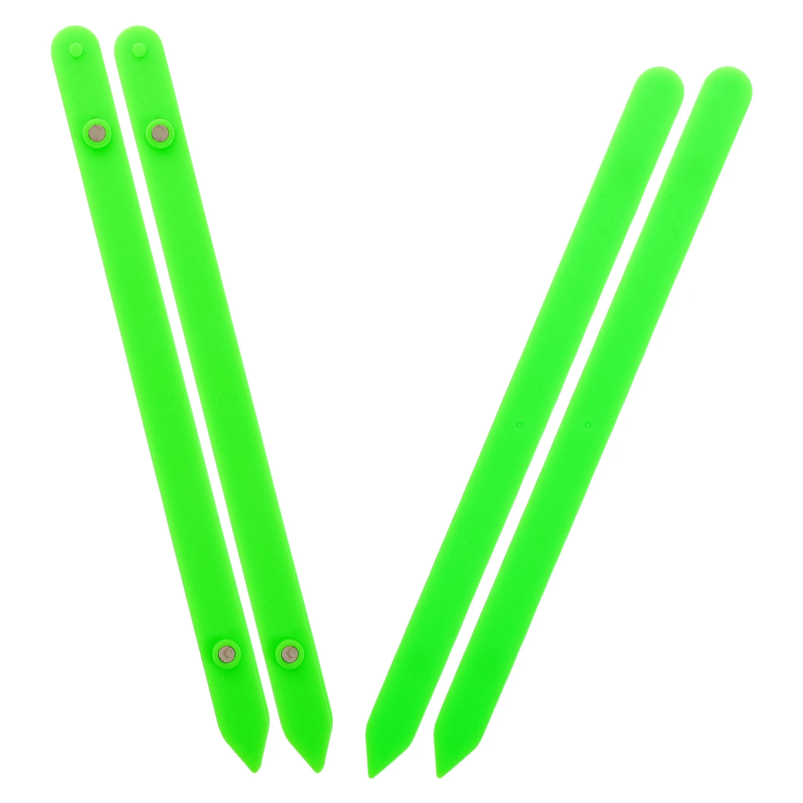 Magnetische hoekdemonstratie Berekening Speelgoed Leermiddelen Groene geometrische strips