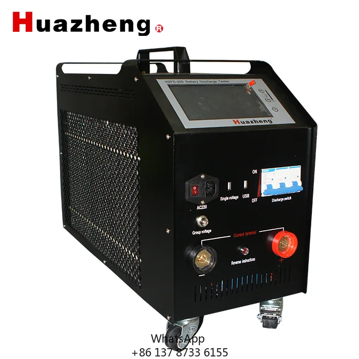 Huazheng Manufacture Electric 48V 150A Intelligent Battery Load Bank Battery Discharge Tester