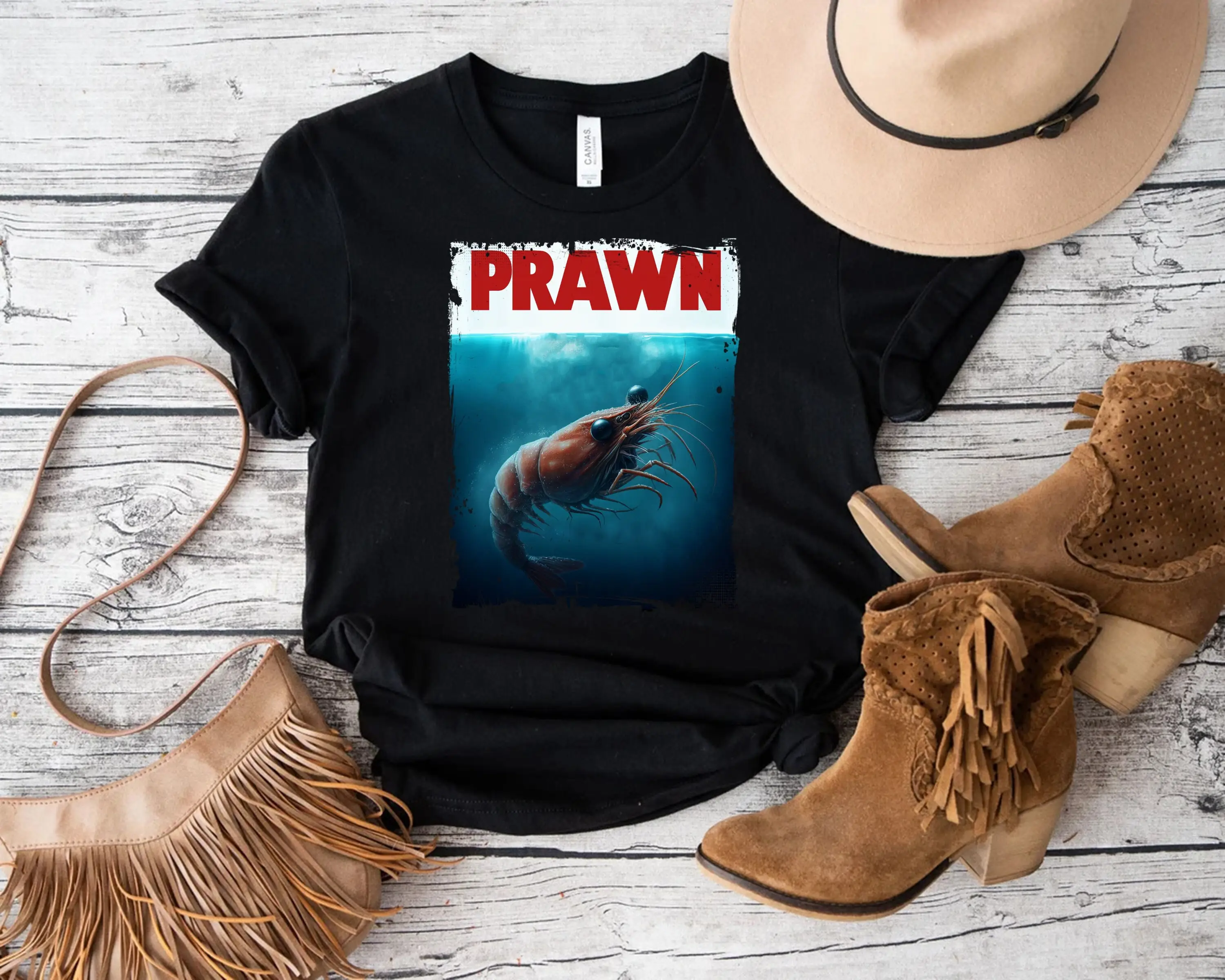 Seafood Lover T Shirt Vintage With Prawn Lobster And Shrimp Designs Funny Adult Youth Sweat