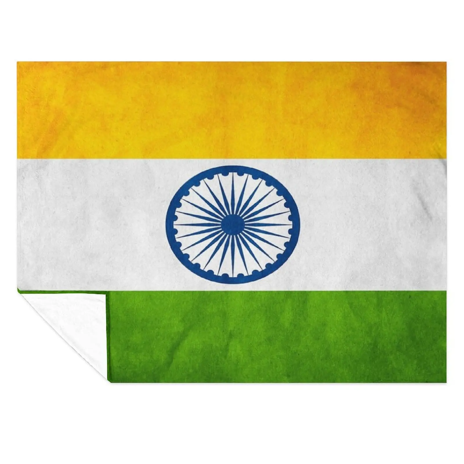 

India Indian Flag National Flag of India Throw Blanket warm for winter manga Sleeping Bag Thermals For Travel Blankets
