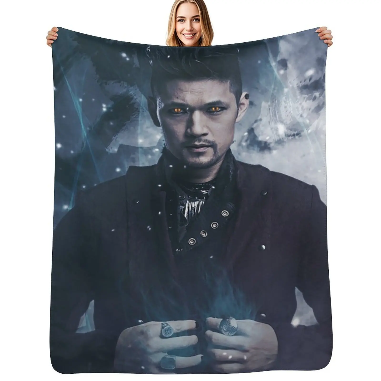 Dark Magnus Throw Blanket Luxury Designer Soft Decorative Throw Sofa Soft Plush Plaid wednesday Blankets