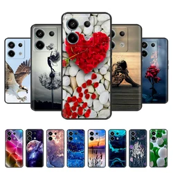 Soft Lovely Phone Case For Xiaomi Redmi Note 13 Pro Case Note13 TPU Cool Silicone Cover For Redmi Note 13 Pro Plus Note13 Pro 5G