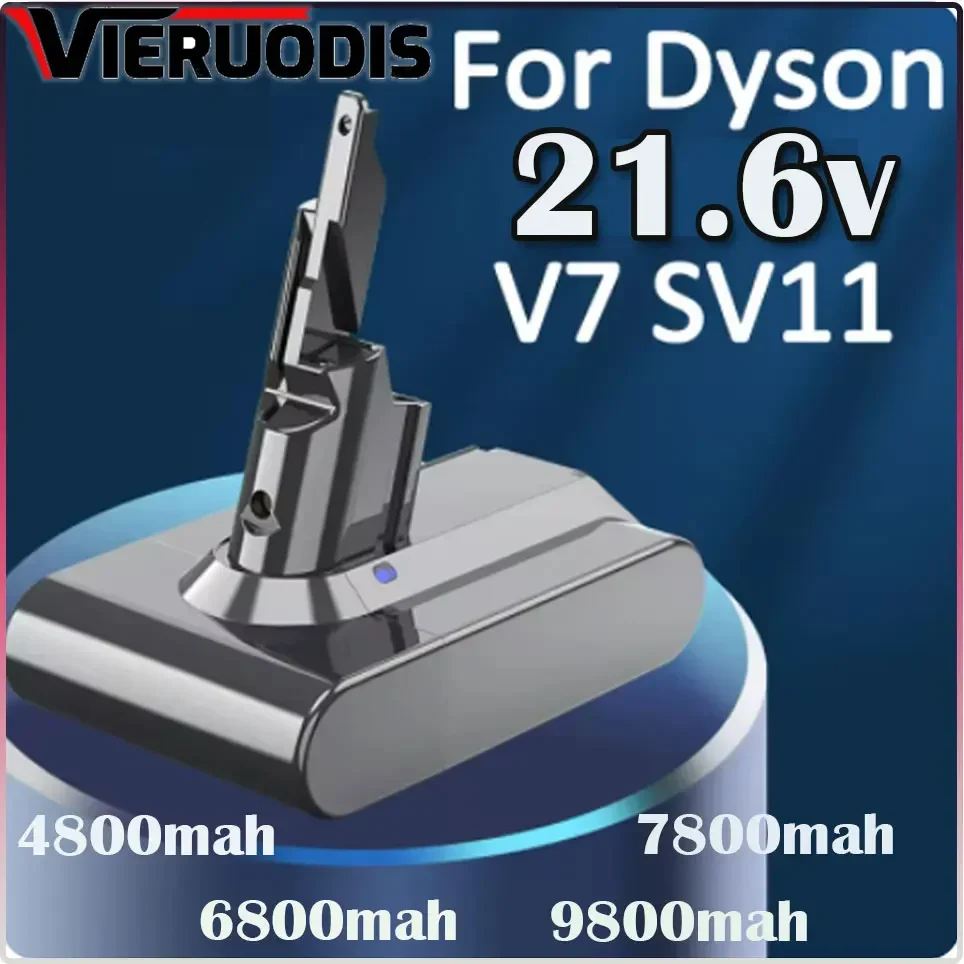 21.6V Replacement Battery for Dyson V7/SV11 Motorhead Pro V7 Trigger V7 Animal V7 Car + Boat Handheld Vacuum Cleaner