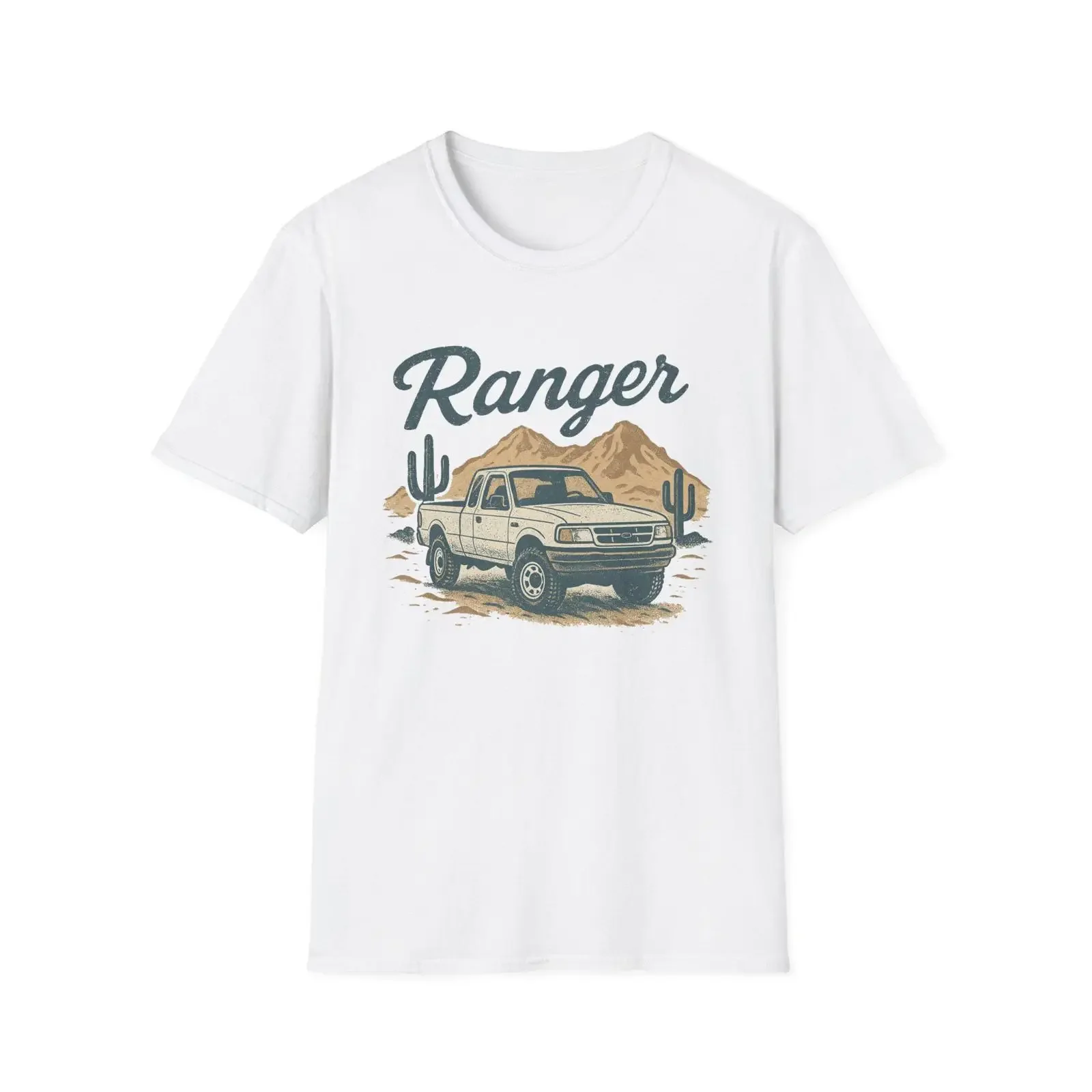 Our Original Ranger T Shirt Just the Image no words vintage Washed Versatile Top For Everyday Wear Breathable homme graphic