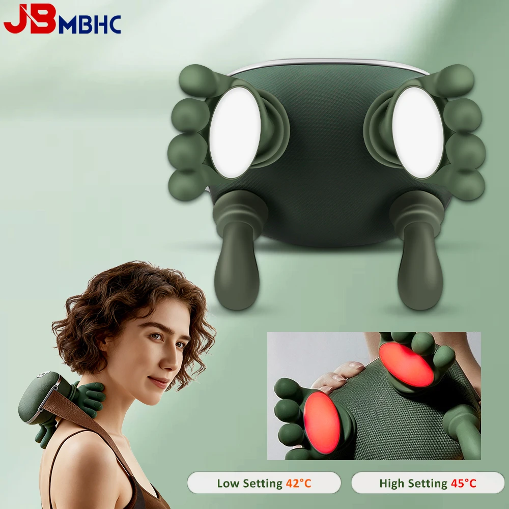 

Bionic Heated Shoulder and Neck Massager with Fingers 4D Kneading Massage Device Simulates A Real Palm Massage for Neck Shoulder