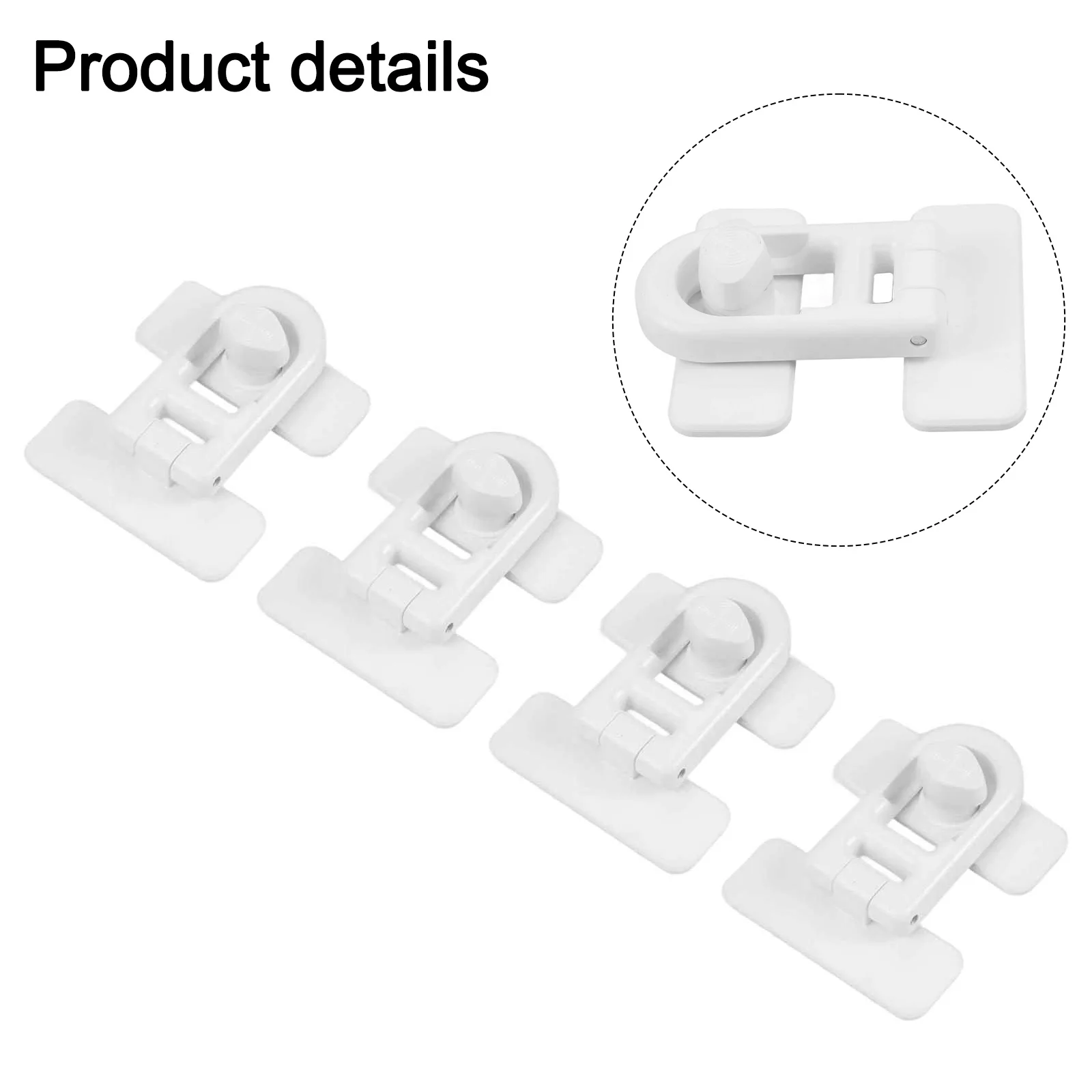 Child Safety Fridge Lock Child-Proof Lock Child Safety Lock Easy Installation Non-Punching Design Robust Security