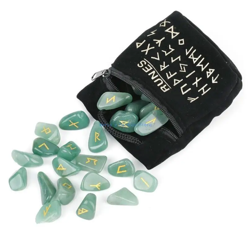 X3ua pedra natural polida runa runa