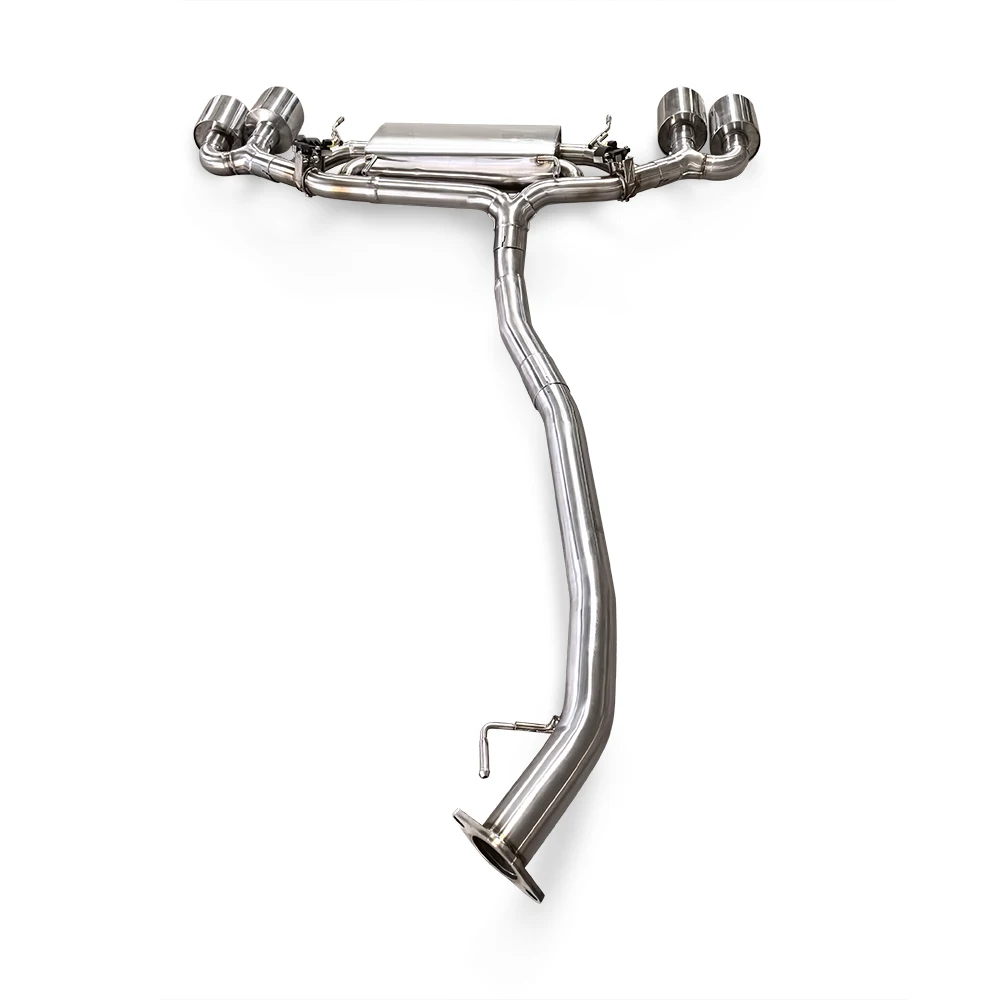 

For Nissan GTR GT-R R35 3.8tt 2008-2023 stainless steel exhaust pipe with valve high-performance cat-back Exhaust system