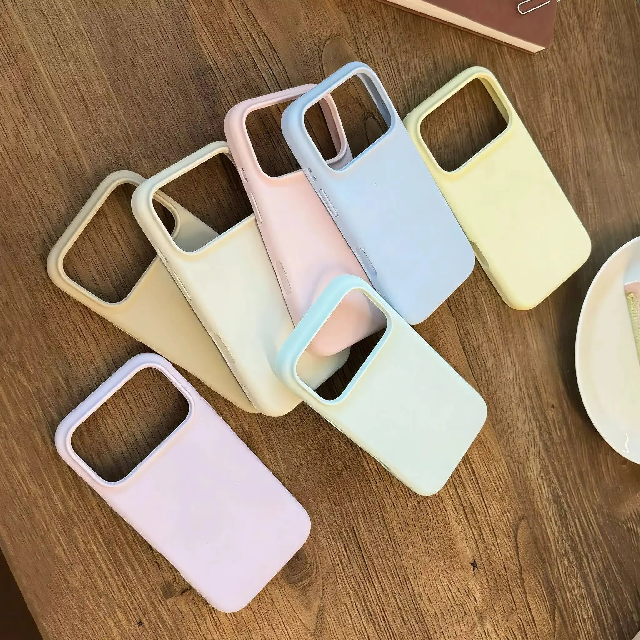 Minimalist Solid Color Frosted Y2K Korean Ins Phone Case For iPhone 18 Ultra Duo 17 Air 16 15 14 13 12 11 Pro max Plus MAX Cover view 6