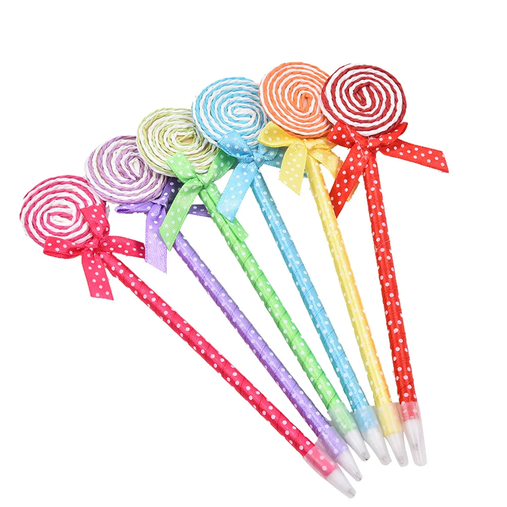 10 قطعة قلم حبر جاف بلاستيكي أداة كتابة مبتكرة أنيقة للاستخدام في المكتب المدرسي في سن المراهقة فكرة هدية للحفلات لون عشوائي