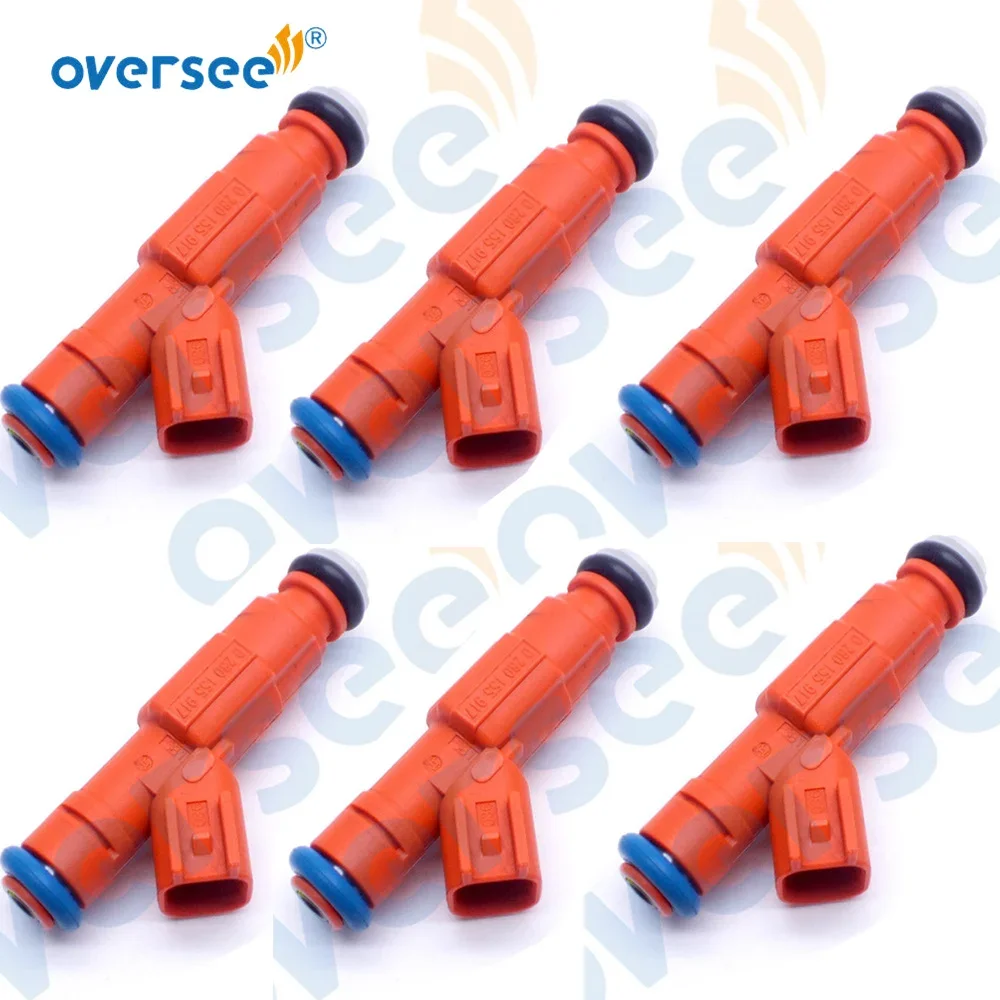 6pcs High Quality Fuel Injector CM-4936 0280155917 For Bosch 00-04 Ford F250 6.8L V8 XL2E-C5A