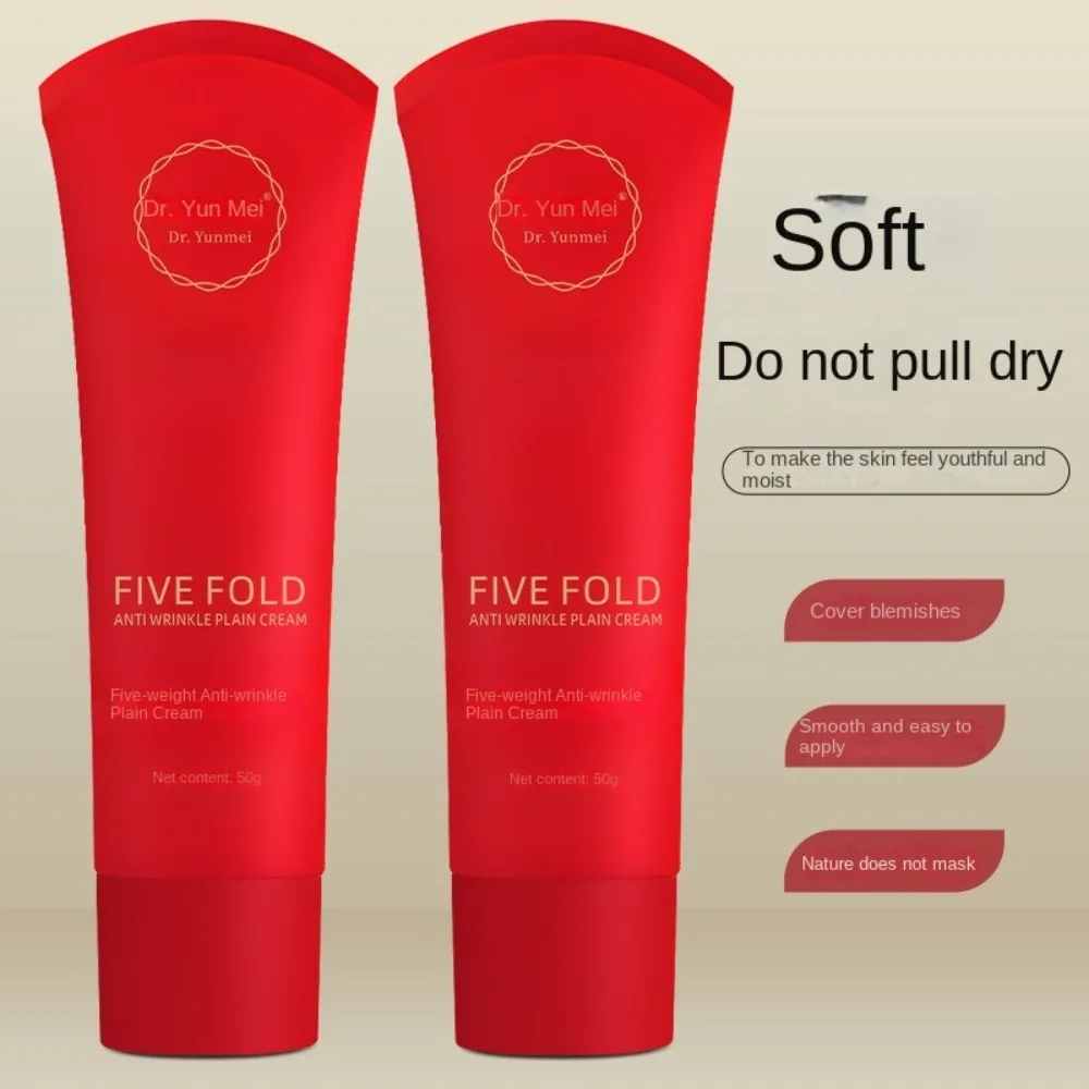 Anti-Wrinkle Lazy Face Cream Full Coverage Brighten Isolation Cream Long Lasting Moisturizing Liquid Foundation Makeup Base