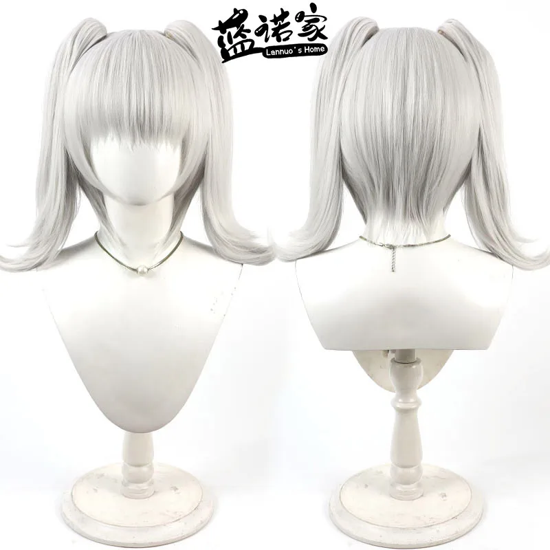 

NIJISANJI Virtual YouTube Vtuber AI Cos Cosplay Wig Halloween Carnival Party Props Synthetic Hair Heat Resistant Fiber + Wig Cap