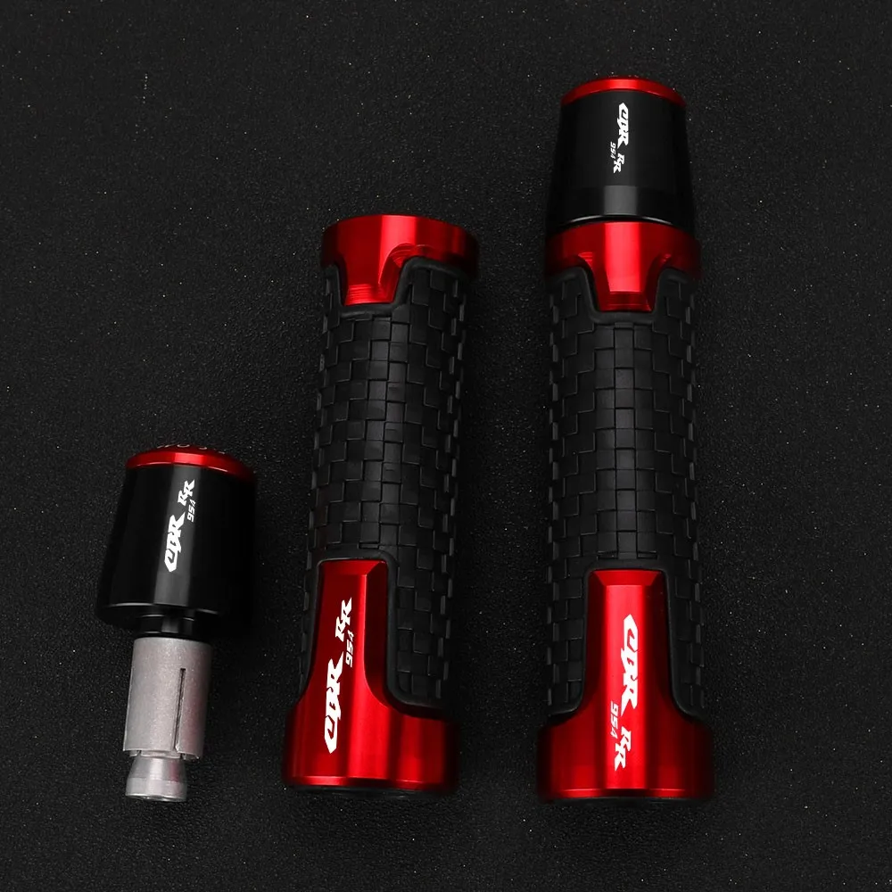 

7/8" 22MM Handlebar Grips Moto For Honda CBR954RR CBR954 RR CBR 954RR 2002 2003 Motorcycle Accessories Handle Bar Cap End Plugs