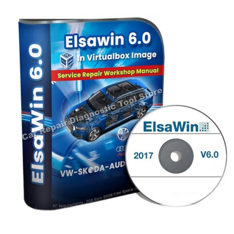 2024 Hot! ElsaWin 6.0 Latest Version for V-W For A-udi For Sk-oda For S-eat auto repair software motiva Elsa Win 6.0 up to 2017