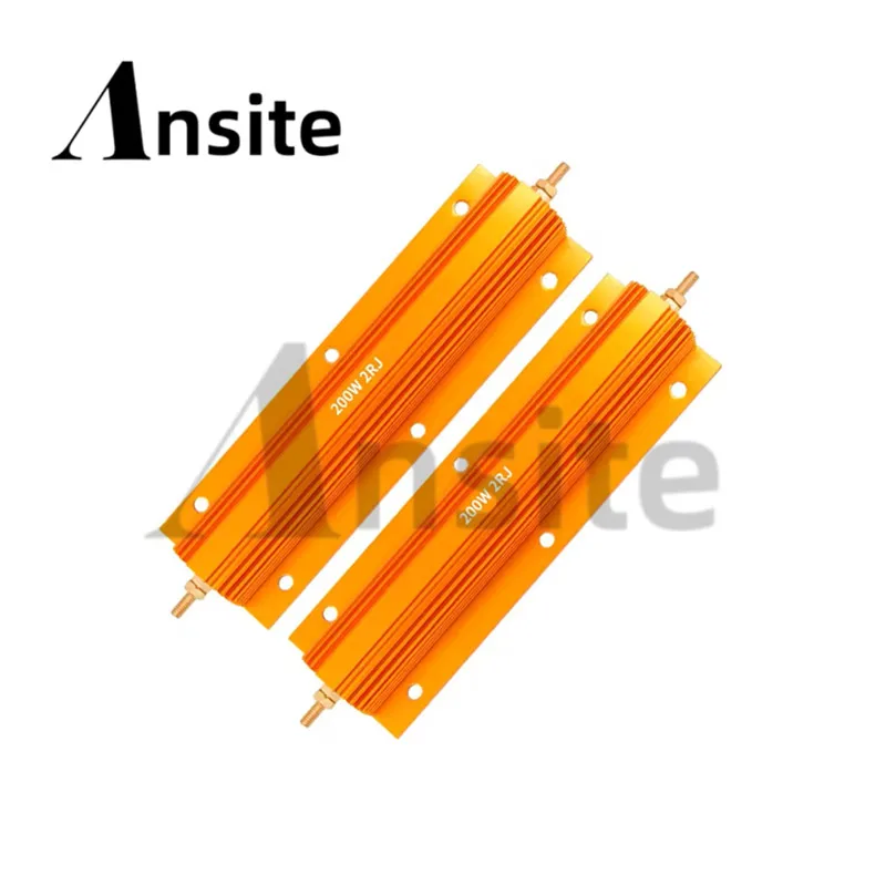 

Gold aluminum case resistor RX24-200W 0.1R/1R/2R/8R/15R/50R/100R/300R/500R/1K