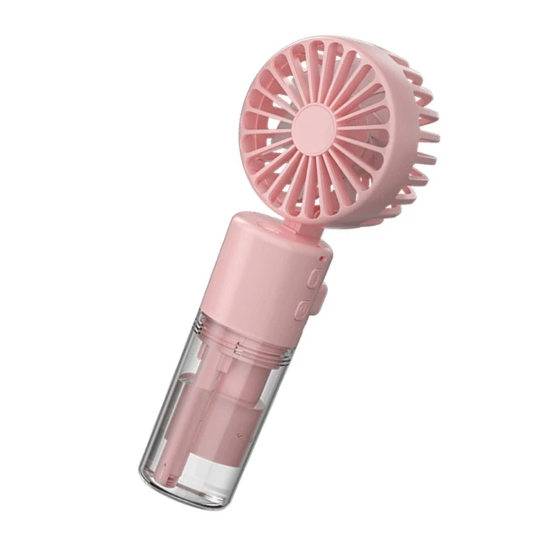 Cổ nhẹ có thể gập lại Quạt phun nước Quạt cầm tay Quạt sạc