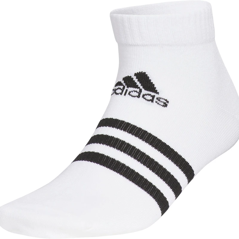 Adidas Unisex Sports Sock with Black Three Stripes Breathable and Comfotable For Athletic and Daily Wear