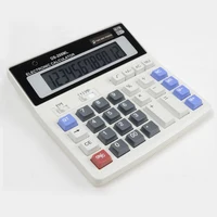Solar Calculator Dual Power Supply DS-200ML 12 Digits Electronic Calculator Office Supplies For Office School Accounting Tools 6