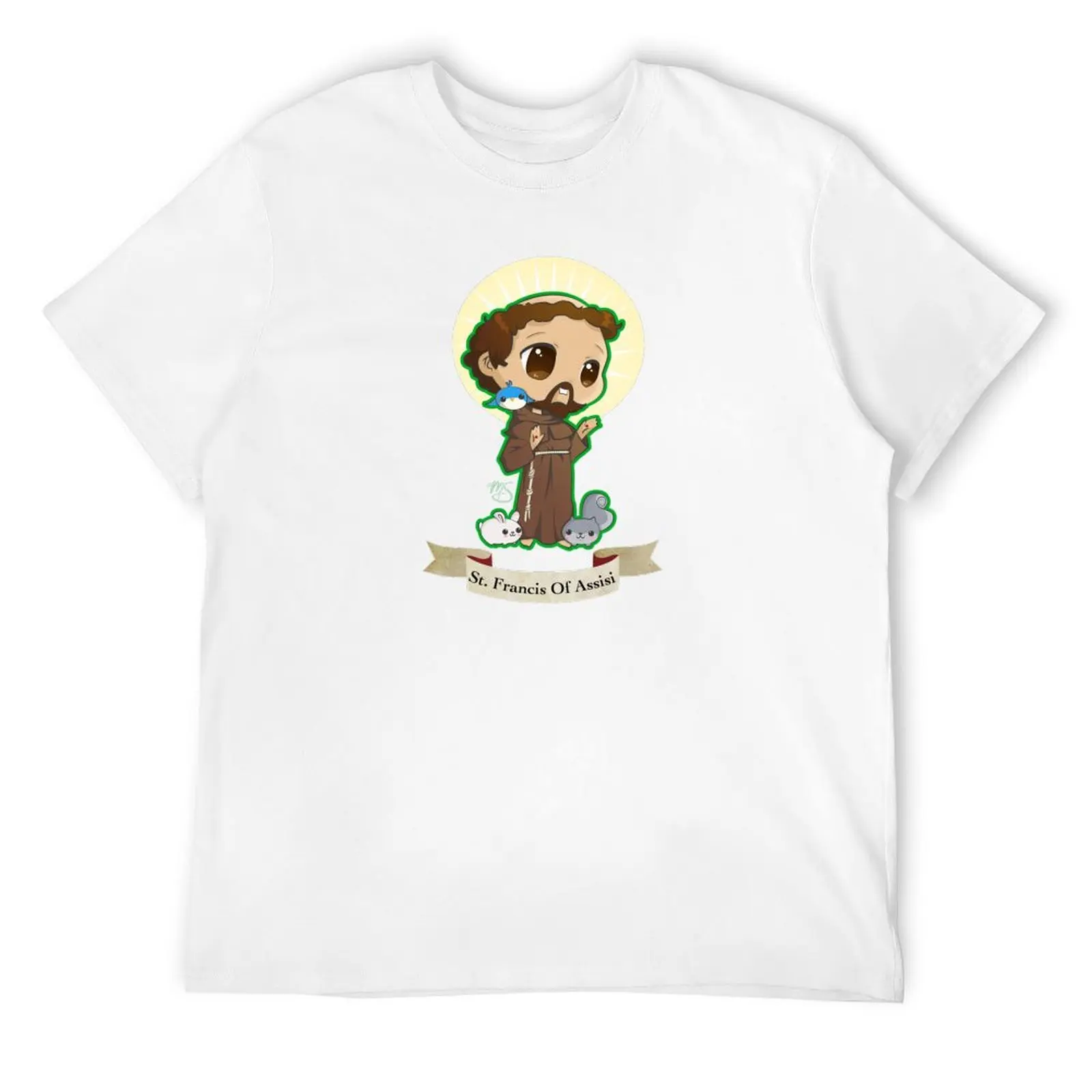 

Chibi St. Francis of Assisi T-Shirt aesthetic clothes anime tshirt football t shirt custom t-shirts mens t shirts pack