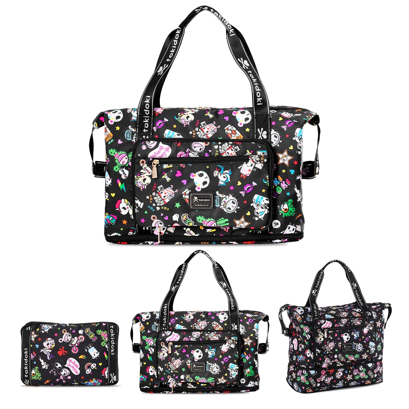 

Tokidoki Unicorno Travel Luggage Bag for Short Trip Duffle Bag 40L Large Capacity Multi-functional Handbag for Sports Gym