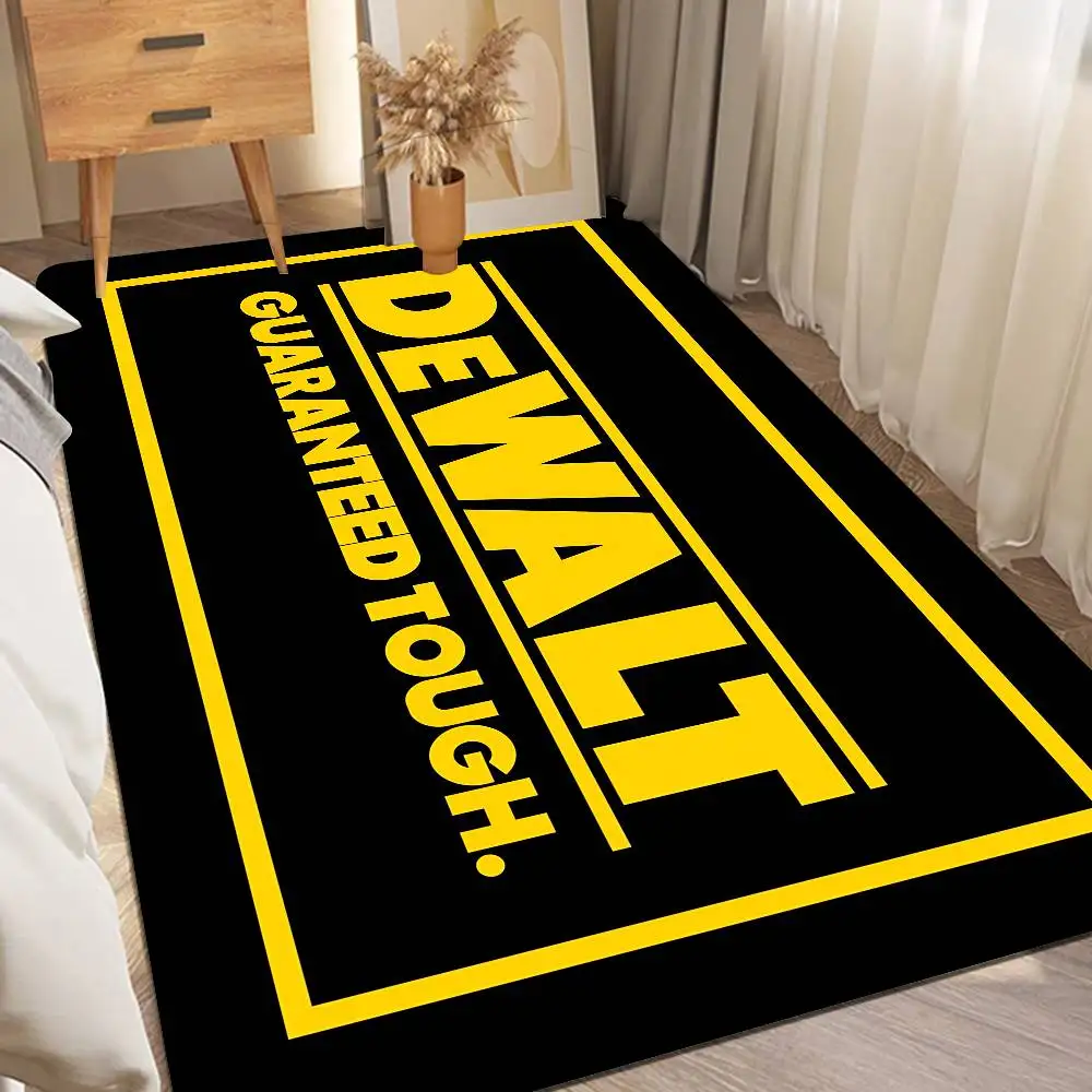Classic Power Tools Logo D-Dewalt Kitchen Mat Kids Room Bedroom Decoration Balcony Anti-Slip Doormat Living Room Alfombra