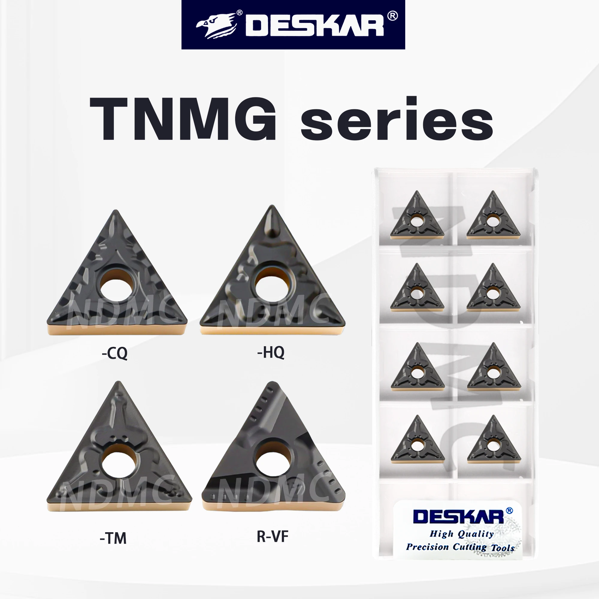 

CNC Lathe TNMG160404/160408/160412-CQ/TM/HQ/R-S/L-S/VF LF9218 Turning Series Blades Duals Color Steels Blades Triangulars Blades