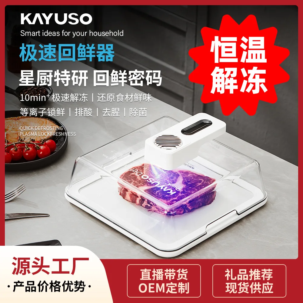 

Suitable for Source Factory KAYUSO Household Fast Preservation Steak Heat Conducting Plate Fast Intelligent Constant Temperature