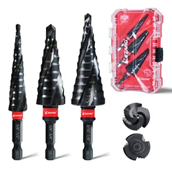 EZARC 3PCS Step Drill Bit for Metal, 1/8