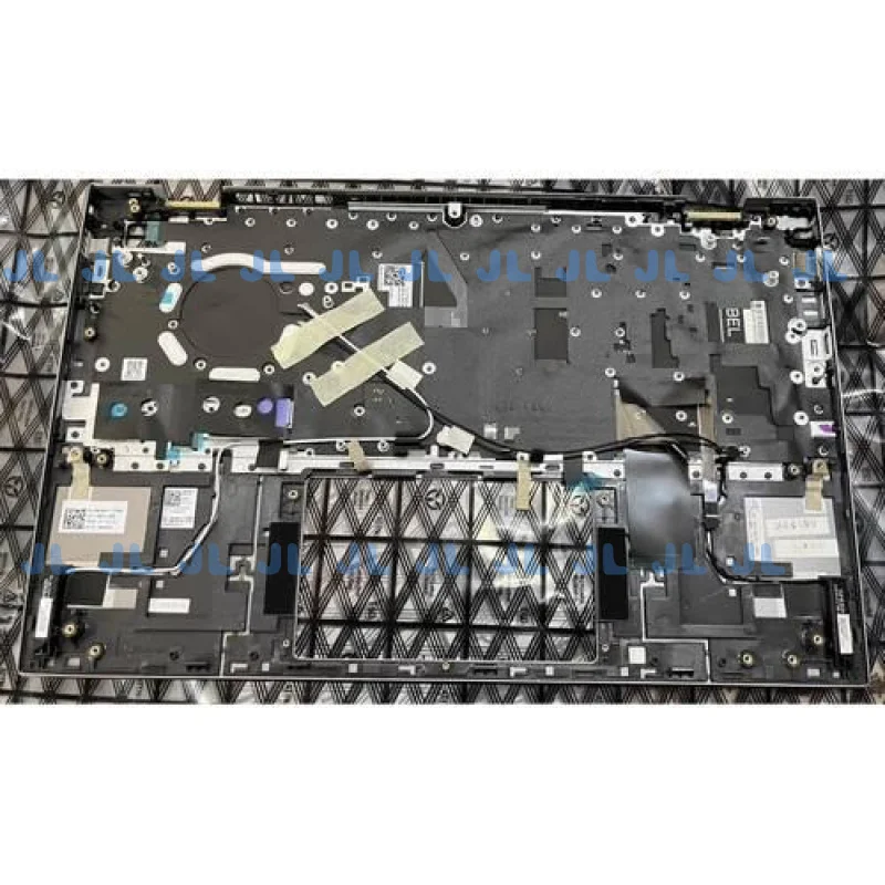 

JL 0H8R3 New Palmrest Upper Case US Int'l Backlit Keyboard For Dell Inspiron 5418