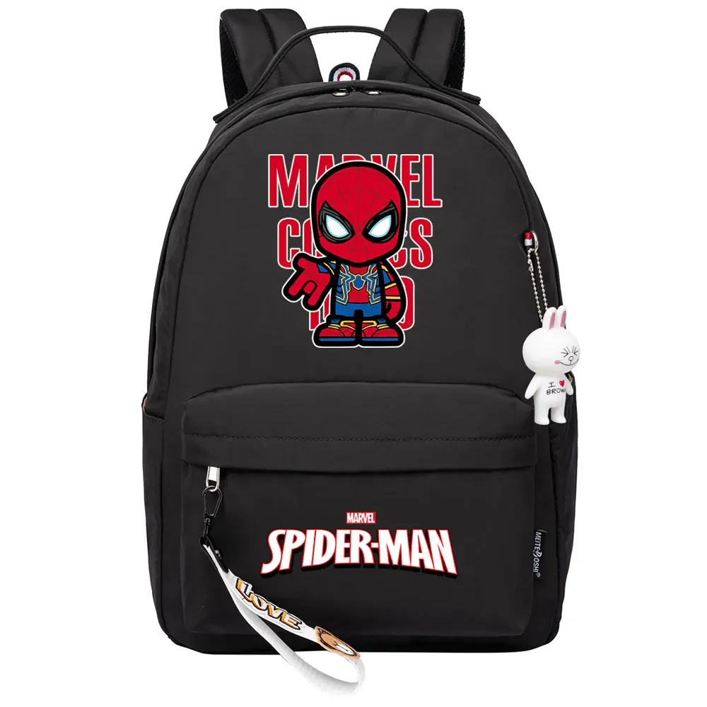 Spiderman Kawaii Boys Girls Kids School Book Bags Women Bagpack Teenagers Canvas Laptop Travel Backpack