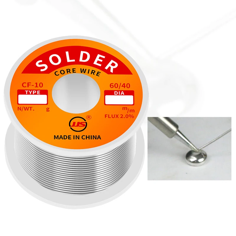 

50g High Purity Solder Wire 0.8/1.0mm Tin Roll Rosin Welding Core Soldering Wire Flux Reel Roll for Electronic Soldering