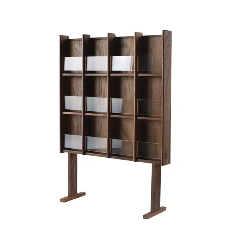 ABJV 1/6 مقياس دمية مصغرة Bookrack حامل صحف الأثاث لباربي ، Blyth ، BJD دمية الملحقات ، B #3