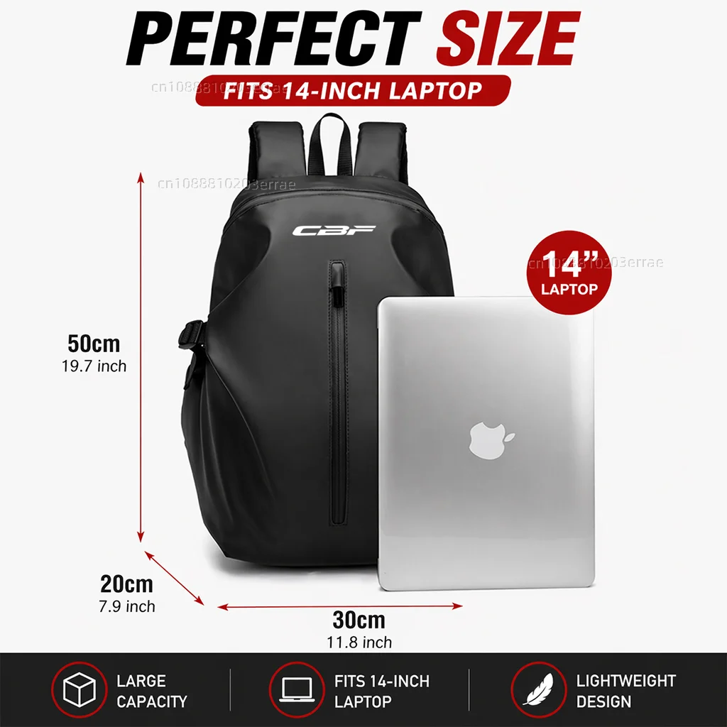 Knight Backpack Motorcycle Helmet Bag Travel Equipment Waterproof Large Capacity For Honda CBF CBF125 CBF190R CBF500 CBF600