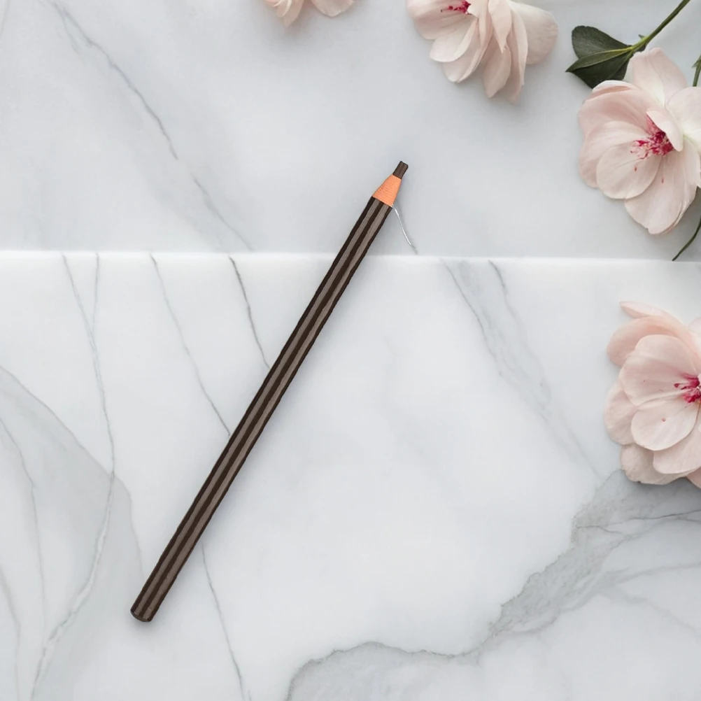 

2Pcs Waterproof Brow Pencil Sweatproof Eyebrow Pen Long Wear Precision Tip Pull Line Design Makeup Tool for Daily and Special
