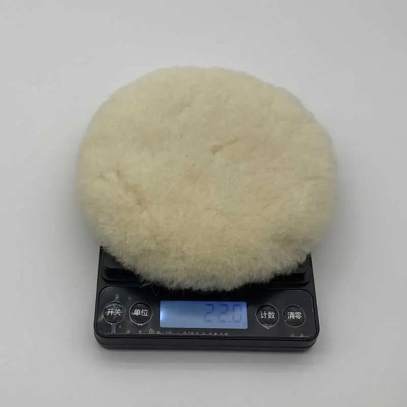 4-Inch Wool Ball Special For Polisher Automotive Detailing Wool Pad Self-Adhesive Wool Ball Polishing Pad High-Density Wool Ball