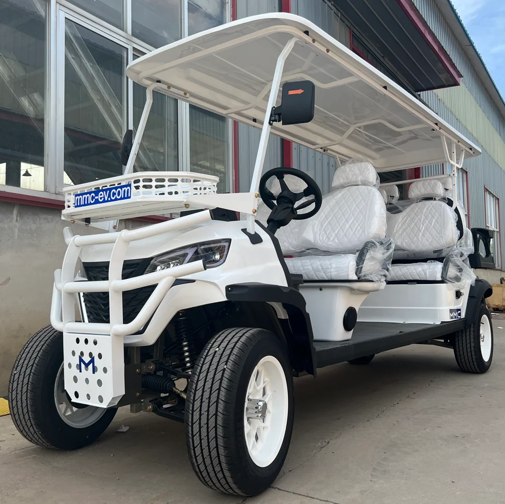 Factory Customized Lifted Off-road Golf Cart Scenic Spots Club Sightseeing Bus with Lithium Battery 4 6 8 Seater Golf Cart