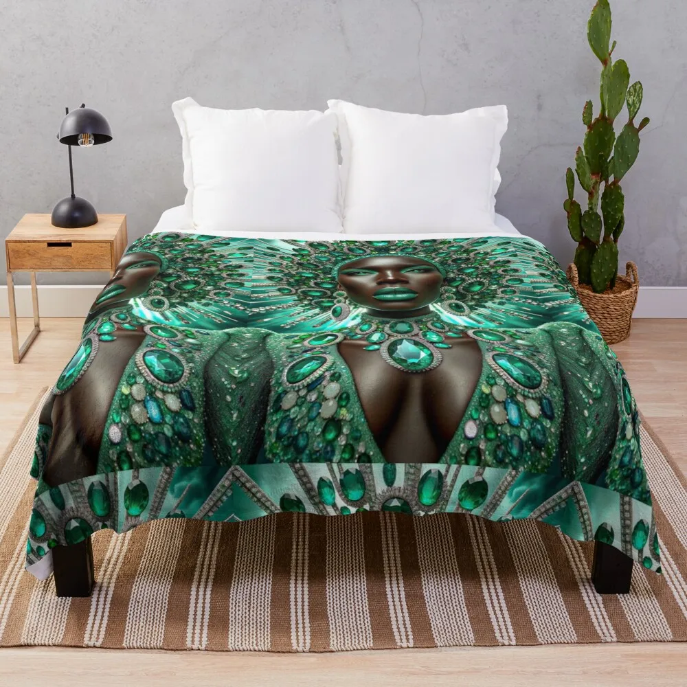 

Emerald Throw Blanket Luxury Brand Large Blankets