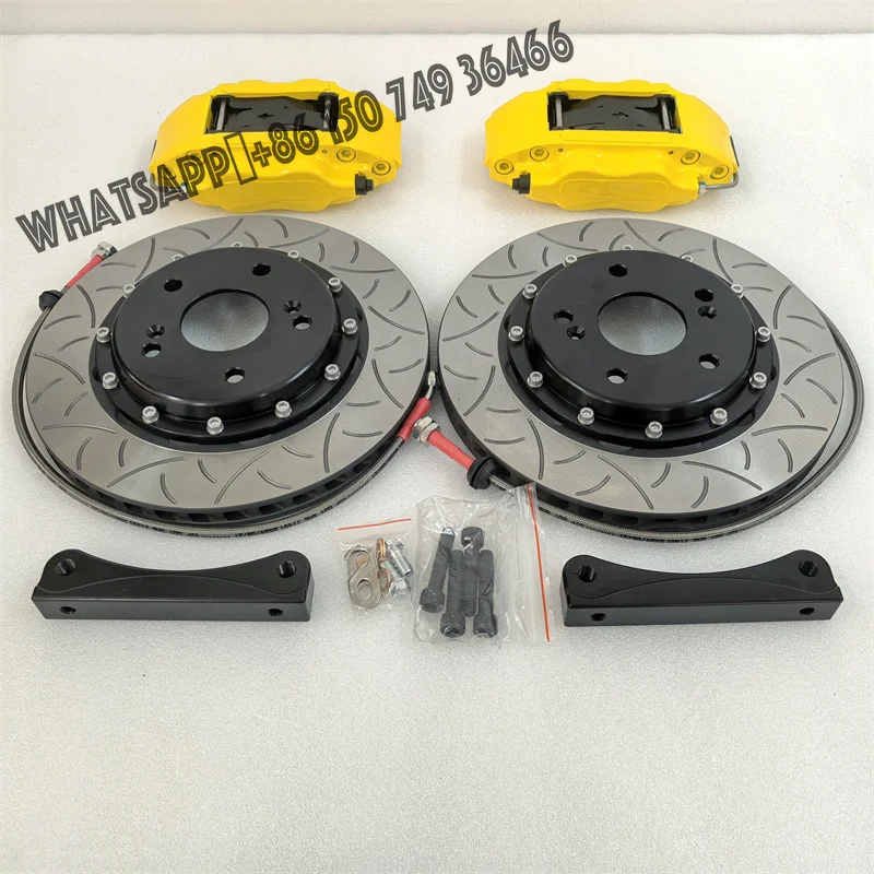 

Горячий большой 4-поршневой тормозной суппорт 7600, тормозной комплект, горячий цвет, стильный логотип для BMW 340i F30 F82 E46 E90