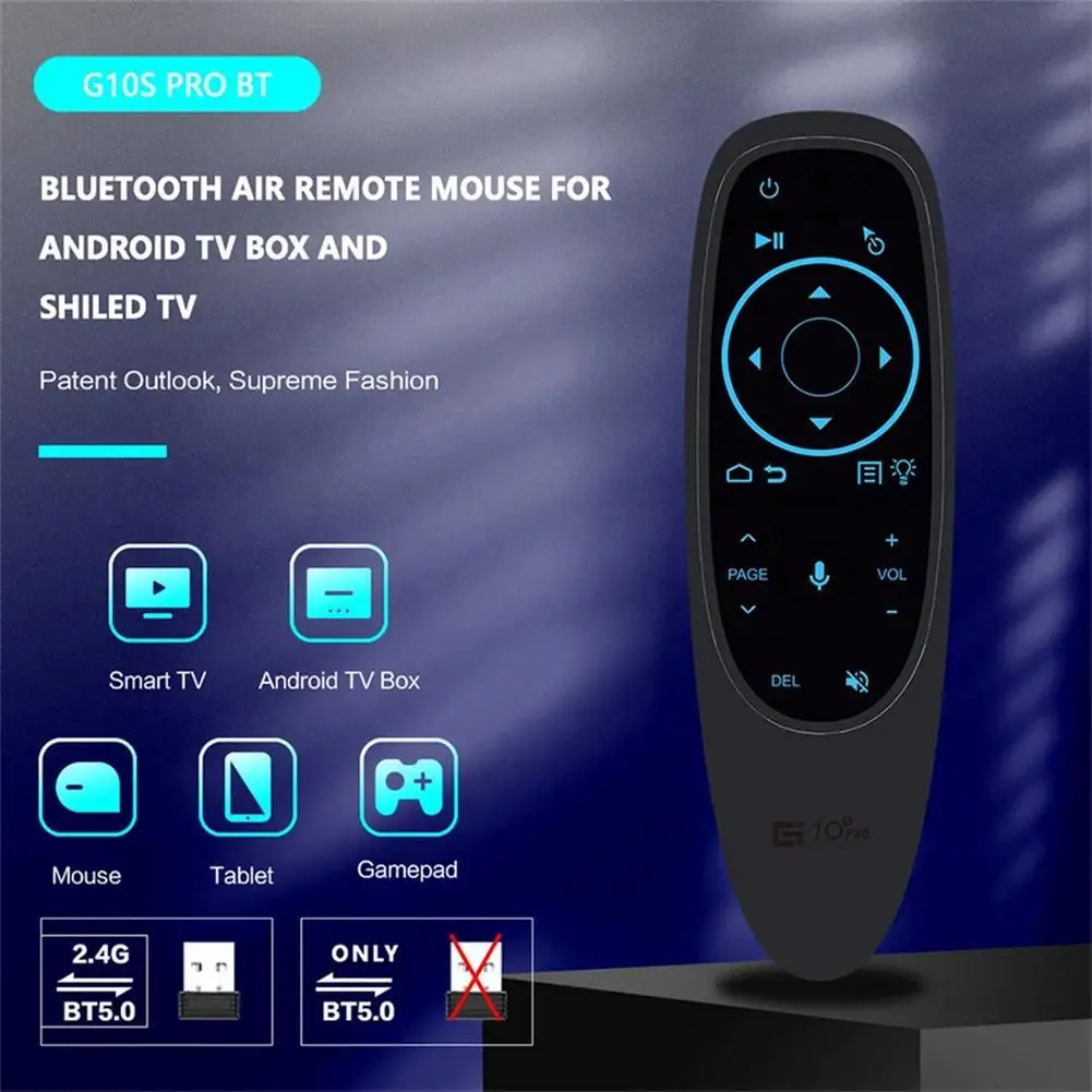 Smart Voice Remote Control Wireless Air Fly Mouse 2.4g G10 G10s Pro Gyroscope Ir Infrared Learning Bluetooth For Android Tv Box