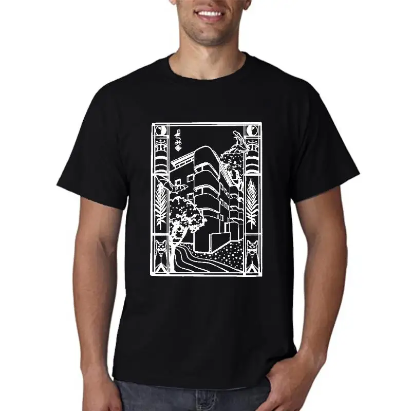 Title: White City TeeBauhaus illustration and screen printing t-shirtTel Aviv GiftUnisex T-ShirtI Love Tel Aviv  men t shirt